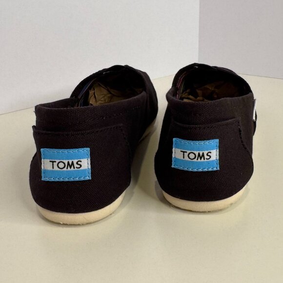 TOMS Alpargata Canvas‎ Heritage Loafer Flat Black Women's 10.5 - Picture 3 of 7